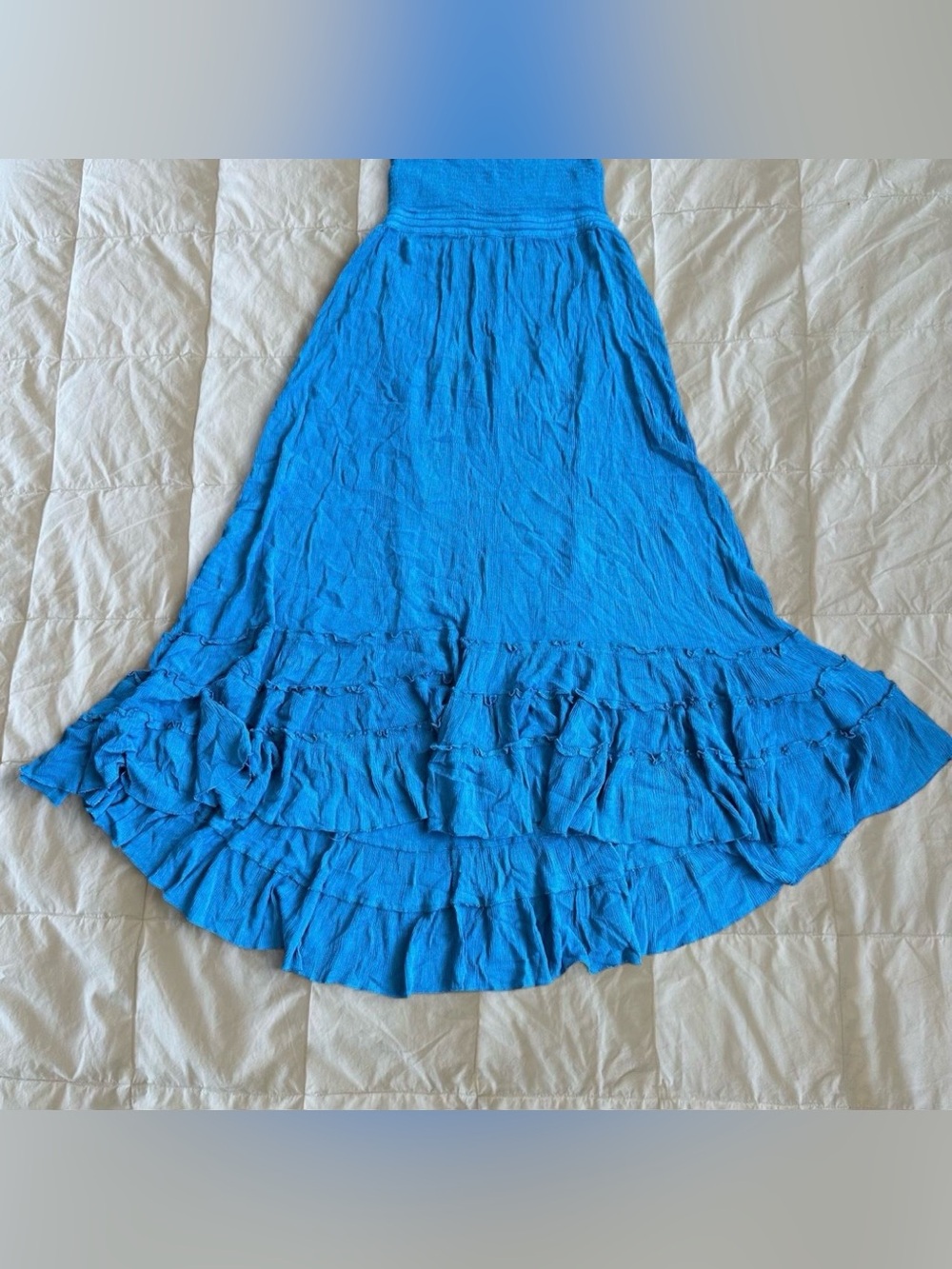 Boho Maxi Ruffle Dress - Picture 5 of 8